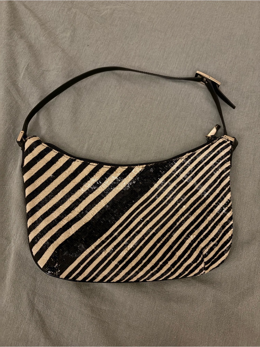 Gucci Sequin Zebra Striped Bag